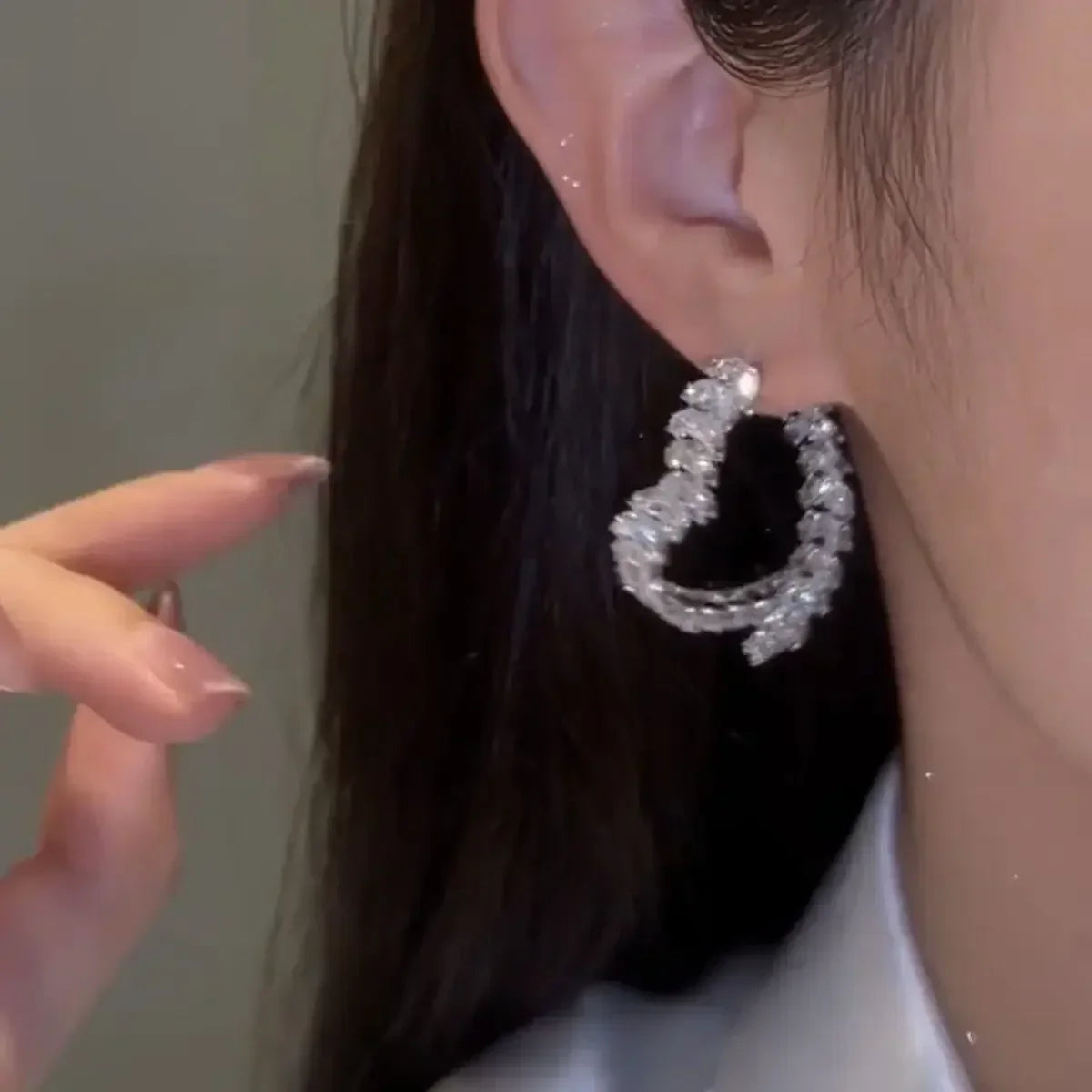 Celeste Coeur™ oorbellen — Luxe Hartvormige Zirconia Elegantie