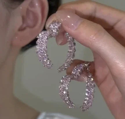 Celeste Coeur™ oorbellen — Luxe Hartvormige Zirconia Elegantie